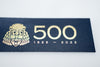 Christ Church 500th Anniversary Leather Bookmark Blue