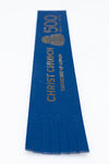 Christ Church 500th Anniversary Leather Bookmark Blue