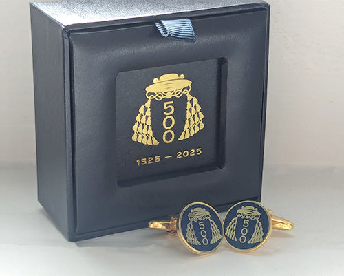 Christ Church 500th Anniversary Enamel cufflinks
