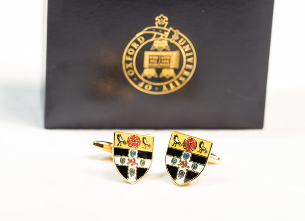 Elizabeth Parker Christ Church Shield Cufflinks 1