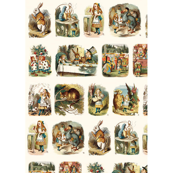 Museums & Galleries Alice in Wonderland Gift Wrap 1