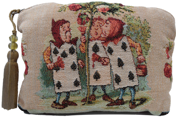 Traditional Tapestries Ltd Alice in Wonderland The Gardners Zip Purse 1